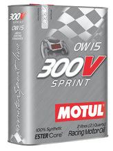 Charger l&#39;image dans la galerie, Motul 2L Synthetic-ester Racing Oil 300V SPRINT 0W15 - Case of 6