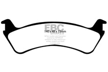 Carica l&#39;immagine nel visualizzatore di Gallery, EBC 00-02 Ford Explorer Sport 4.0 2WD (Phenolic PisTons) Extra Duty Rear Brake Pads