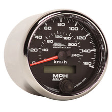 Charger l&#39;image dans la galerie, Autometer Pro-Cycle Gauge Speedo 2 5/8in 160 Mph/260Kmh Elec Black