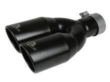 Carica l&#39;immagine nel visualizzatore di Gallery, aFe Vulcan Series 2.5in 304 SS Axle-Back Exhaust Black 07-18 Jeep Wrangler (JK) V6-3.6/3.8L