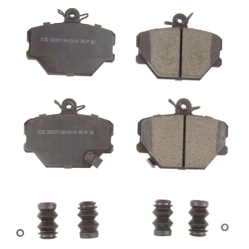 Power Stop 05-16 Smart Fortwo Front Z17 Evolution Ceramic Brake Pads w/Hardware