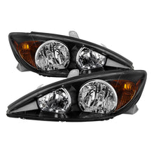 Laden Sie das Bild in den Galerie-Viewer, Xtune Toyota Camry 2002-2004 OEM Style Headlights -Black HD-JH-TCAM02-AM-BK