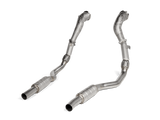 Akrapovic 2020 Audi RS6 Avant/RS7 Sportback (C8) DownPipe (SS) w/Link Pipe Set