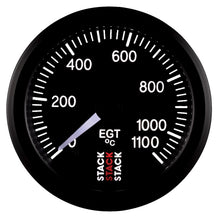 Laden Sie das Bild in den Galerie-Viewer, Autometer Stack 52mm 0-1100 Deg C Pro Stepper Motor Exhaust Gas Temp Gauge - Black