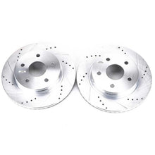 गैलरी व्यूवर में इमेज लोड करें, Power Stop 07-09 Chrysler Aspen Front Evolution Drilled &amp; Slotted Rotors - Pair