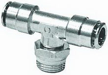 Carica l&#39;immagine nel visualizzatore di Gallery, Firestone Male .25in. x 1.4in. x .25in. Branch Swivel Nickel Tee Air Fitting - 25 Pack (WR17603273)