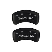 Carica l&#39;immagine nel visualizzatore di Gallery, MGP 4 Caliper Covers Engraved Front &amp; Rear Acura Red finish silver ch