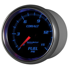 Laden Sie das Bild in den Galerie-Viewer, Autometer Cobalt 2-5/8in  Mechanical Fuel Pressure Gauge 0-15 PSI