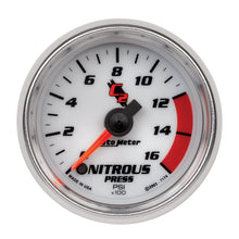 गैलरी व्यूवर में इमेज लोड करें, Autometer C2 2in 0-1600 PSI Full Sweep Electronic Nitrous Gauge