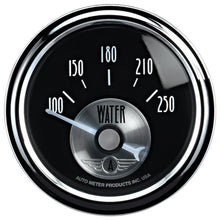 Charger l&#39;image dans la galerie, Autometer Prestige Series 52mm 100-250 Deg F Short Sweep Electronic Water Temperature Gauge