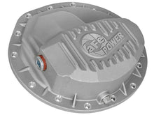 Carica l&#39;immagine nel visualizzatore di Gallery, aFe Power Rear Differential Cover Raw w/Machined Fins Street Ser. 16-17 Nissan Titan XD (AAM 9.5-14)