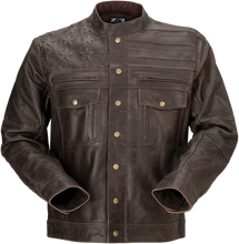 Carica l&#39;immagine nel visualizzatore di Gallery, Z1R Deagle Leather Jacket - Brown - Small 2810-3765