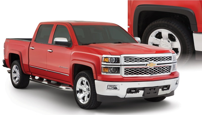 Bushwacker 16-18 Chevy Silverado 1500 Fleetside OE Style Flares - 4 pc - Graphite