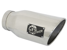 गैलरी व्यूवर में इमेज लोड करें, aFe MACHForce-Xp 5in Inlet x 7in Outlet x 15in length 409 Stainless Steel Exhaust Tip