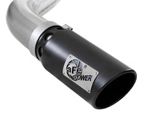 Charger l&#39;image dans la galerie, aFe Large Bore-HD 4in 409 SS DPF-Back Exh 18-19 Ford F-150 V6-3.0L (td) w/ Black Tip