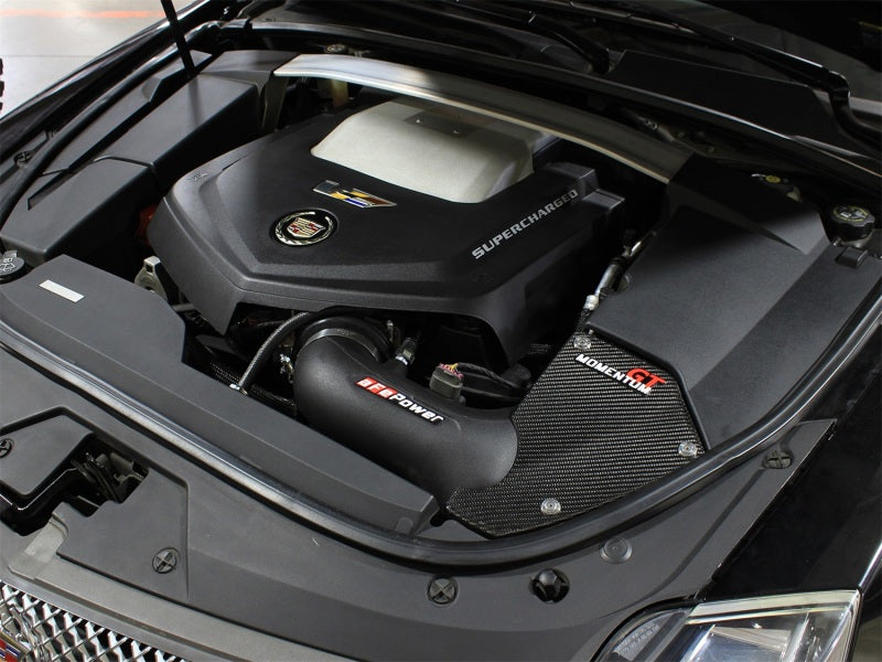 aFe Momentum GT Intake System w/Carbon Fiber Trim 09-15 Cadillac CTS-V V8-6.2L (sc)