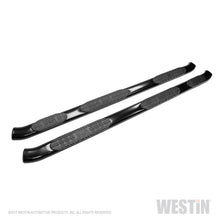 Carica l&#39;immagine nel visualizzatore di Gallery, Westin 2017-2018 Ford F-250/350 Crew Cab (6.75ft Bed) PRO TRAXX 5 WTW Oval Nerf Step Bars - Black