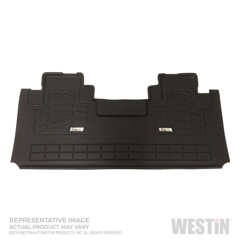 Westin 2016-2019 Nissan Titan/Titan XD w/Bucket Seats Wade Sure-Fit Floor Liners 2nd Row - Black