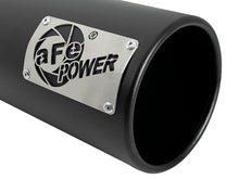 Charger l&#39;image dans la galerie, aFe SATURN 4S 4in SS Intercooled Exhaust Tip - Black 4in In x 5in Out x 12in L Bolt-On