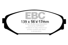 Cargar imagen en el visor de la galería, EBC 00-02 Acura MDX 3.5 Yellowstuff Front Brake Pads