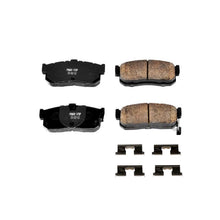 Cargar imagen en el visor de la galería, Power Stop 91-96 Infiniti G20 Rear Z17 Evolution Ceramic Brake Pads w/Hardware