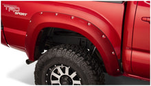 Charger l&#39;image dans la galerie, Bushwacker 12-15 Toyota Tacoma Fleetside Pocket Style Flares 2pc 60.3in Bed - Black