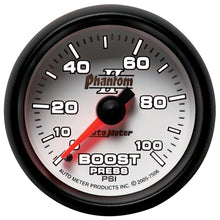 Load image into Gallery viewer, Autometer Phantom II 52.4mm Mechanical 0-100psi Boost Gauge