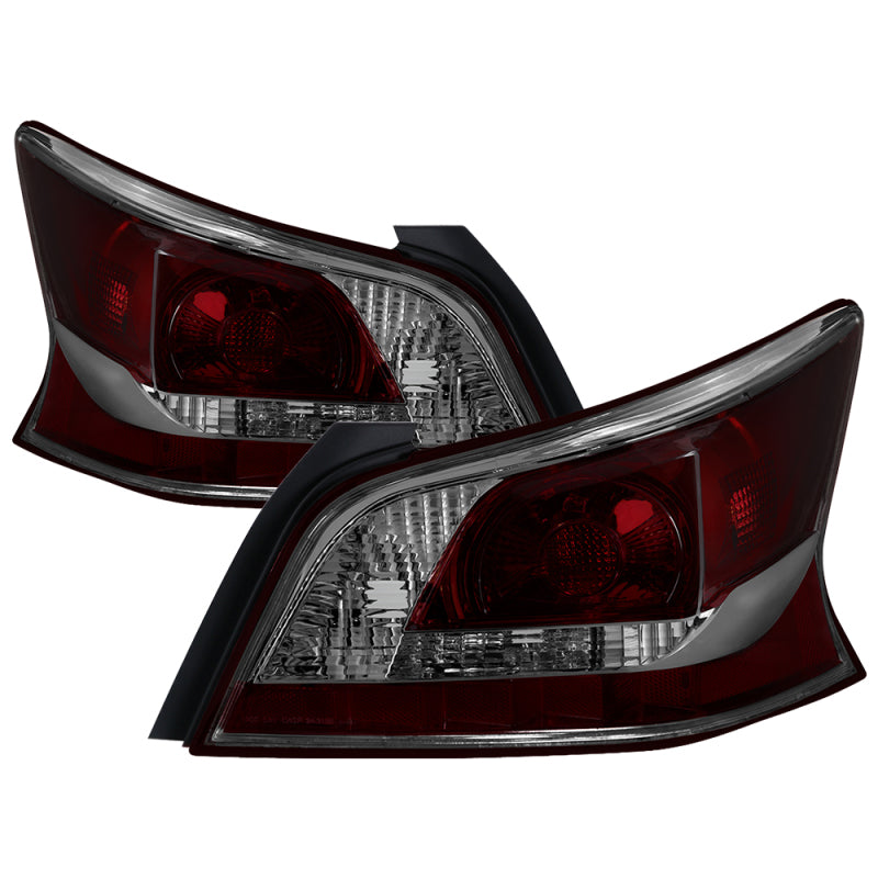 xTune 13-15 Nissan Altima 4DR OE Style Tail Lights - Smoke ALT-JH-NA13-4D-SM