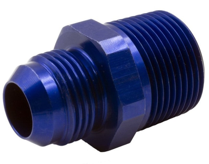 Autometer 1in NPT to 12 AN Blue Aluminum Adapter