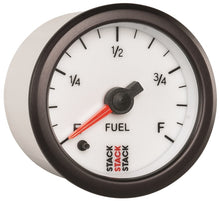 Load image into Gallery viewer, Autometer Stack 52mm 0-280 Ohm Programmable Pro Stepper Motor Fuel Level Gauge - White