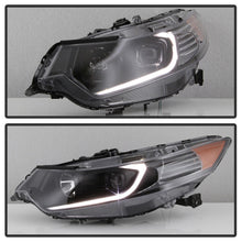 Load image into Gallery viewer, xTune 09-14 Acura Projector Headlights - Light Bar DRL - Black (PRO-JH-ATSX09-LB-BK)