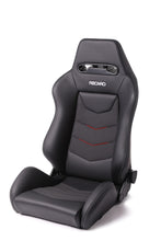 Carica l&#39;immagine nel visualizzatore di Gallery, Recaro Speed V Passenger Seat - Black Leather/Red Suede Accent