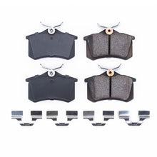 Carica l&#39;immagine nel visualizzatore di Gallery, Power Stop 03-04 Audi A4 Rear Z17 Evolution Ceramic Brake Pads w/Hardware