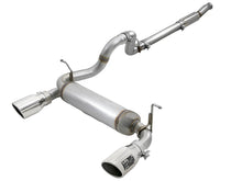 गैलरी व्यूवर में इमेज लोड करें, aFe Rebel Series 409 Stainless Steel Cat-Back Exhaust 18-21 Jeep Wrangler JL 2.0L (t) - Polished Tip