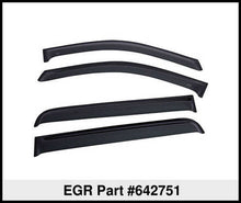 Laden Sie das Bild in den Galerie-Viewer, EGR 09+ Dodge F/S Pickup Crew Cab Tape-On Window Visors - Set of 4 (642751)