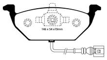 Charger l&#39;image dans la galerie, EBC 00-05 Volkswagen Beetle 2.0 Yellowstuff Front Brake Pads