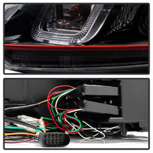 Cargar imagen en el visor de la galería, Spyder Volkswagen Golf / GTI 10-13 Version 3 Projector Headlights - Black PRO-YD-VG10V3R-DRL-BK