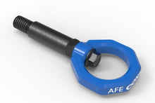 Charger l&#39;image dans la galerie, aFe Control Front Tow Hook Blue BMW F-Chassis 2/3/4/M