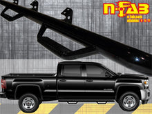 Cargar imagen en el visor de la galería, N-Fab Nerf Step 15-17 Chevy-GMC 2500/3500 Crew Cab - Gloss Black - Cab Length - 3in