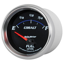 Carica l&#39;immagine nel visualizzatore di Gallery, Autometer Cobalt 66.7mm 0-90 ohms Fuel Level Gauge