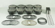 Cargar imagen en el visor de la galería, Mahle MS Piston Set SBC 414ci 4.125in Bore 3.875in Stroke 6.0in Rod .927 Pin -5cc 11.9 CR Set of 8