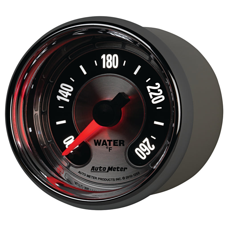 Autometer American Muscle 52mm Full Sweep Electric 100-260 Deg F Water Temperature Gauge