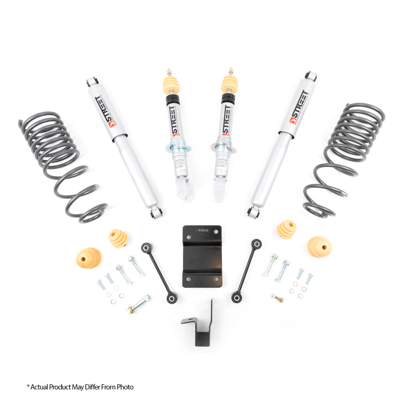 Belltech LOWERING KIT 16.5-17 Chevrolet Silverado Ext/Crew Cab 2WD 3-4F / 5-6R