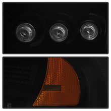 Cargar imagen en el visor de la galería, Spyder GMC Sierra 1500/2500 99-06 Projector Headlights CCFL Halo LED Blk Smke PRO-YD-CDE00-CCFL-BSM