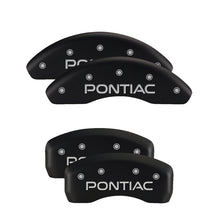 Charger l&#39;image dans la galerie, MGP Front set 2 Caliper Covers Engraved Front MGP Black finish silver ch