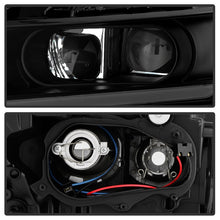 Carica l&#39;immagine nel visualizzatore di Gallery, xTune 14-18 Chevy Impala (Excl Limited) DRL Halogen Proj Headlights - Blk Smk (PRO-JH-CIM15-LB-BSM)