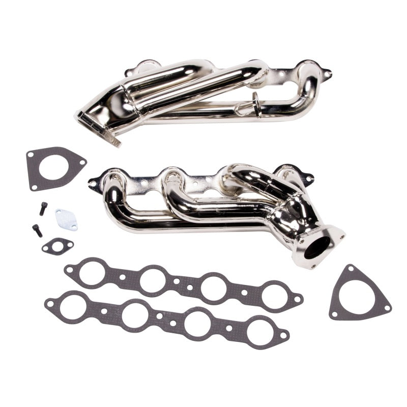 BBK 99-04 GM Truck SUV 6.0 Shorty Tuned Length Exhaust Headers - 1-3/4 Chrome