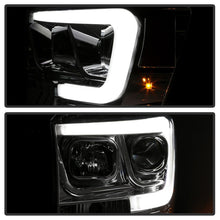 Load image into Gallery viewer, Spyder Dodge Ram 1500 06-08 V2 Projector Headlights - Light Bar DRL - Chrome (PRO-YD-DR06V2-LB-C)