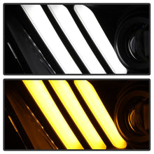 Load image into Gallery viewer, Spyder 10-13 Ford Mustang - Halogen - Projector Headlights - LED Signals -Black (PRO-YD-FM2010V2-BK)