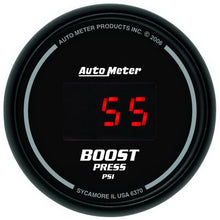 Laden Sie das Bild in den Galerie-Viewer, Autometer SportComp 52mm Digital 0-60 PSI Boost Gauge